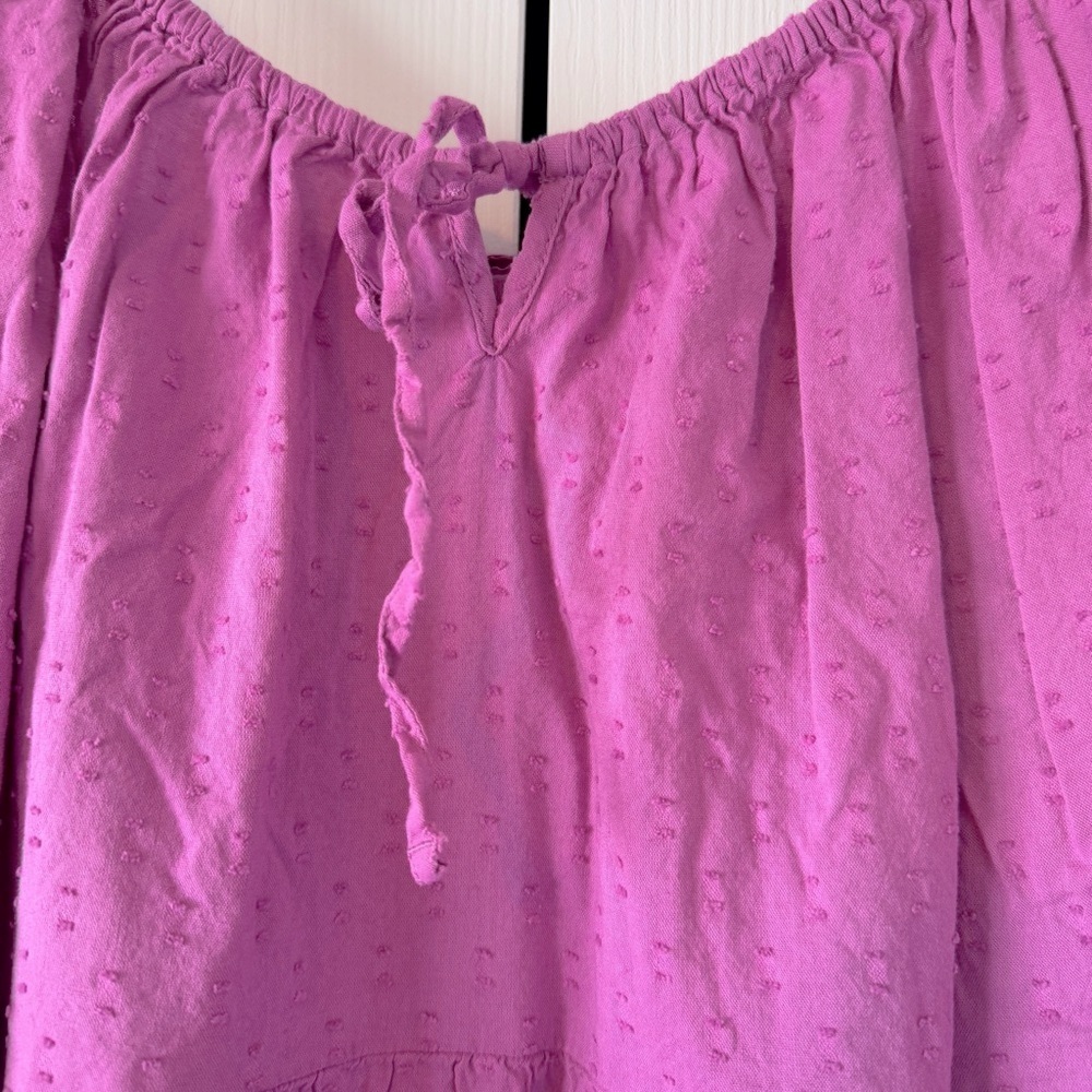 Old Navy Orchid Purple Clip Dot Spaghetti Strap Dress, XL Tall - Picture 5 of 7